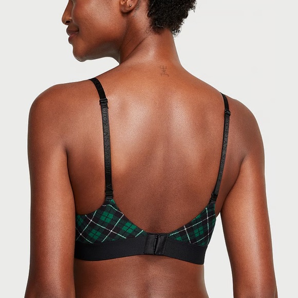 Wireless flannel bra with VS shine logo - Picture 2 of 3